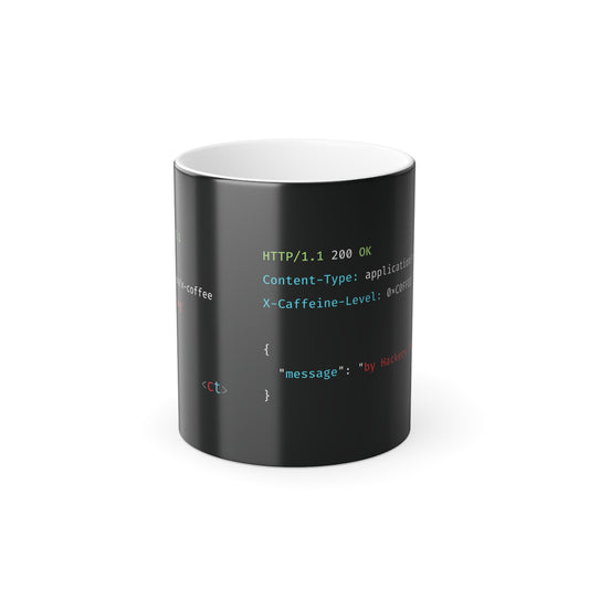 'HTTP Coffee Morphing' Mug, 11oz